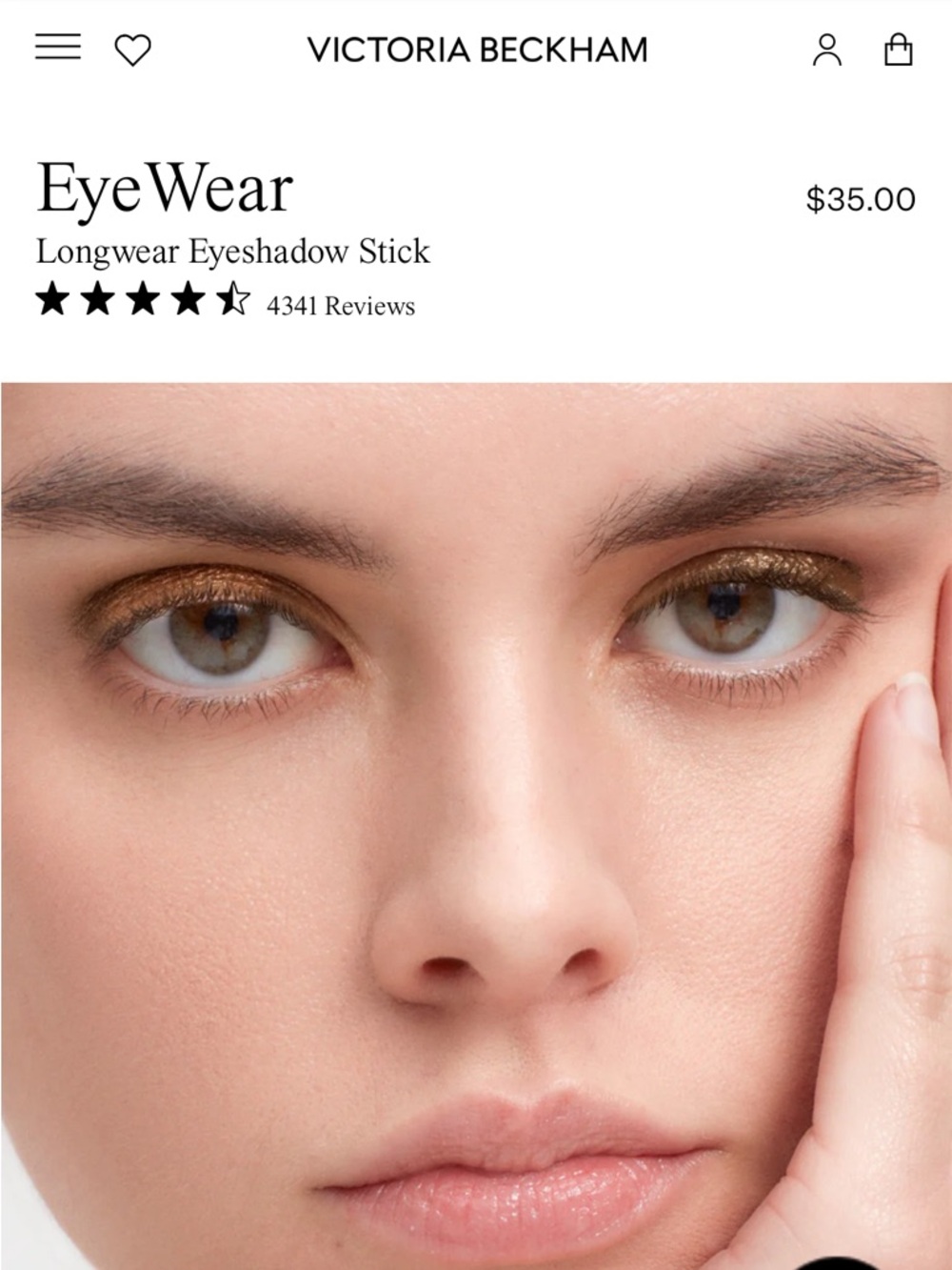 Victoria Beckham Beauty Eye Wear
Longwear Eyeshadow Stick | Caramel - Picture 2 of 12